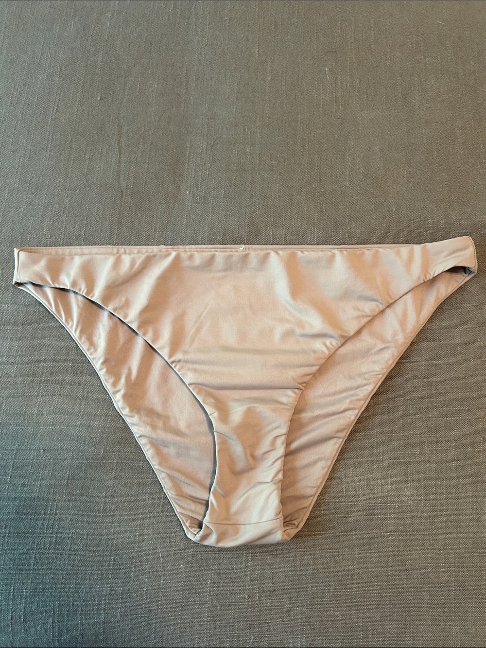 Andie Bikini Bottom in Nude/Tan- medium